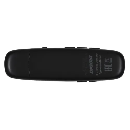 Плеер Flash Digma U4 8Gb черный/0.91"/FM/microSDHC
