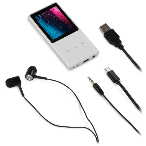 Плеер Hi-Fi Flash Digma M5 BT 16Gb белый/2.4"/FM/microSD/microSDHC