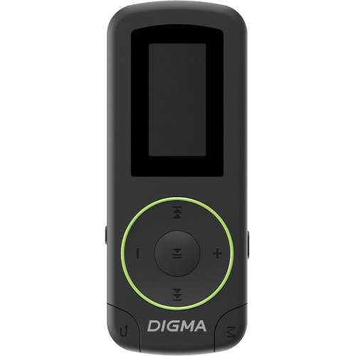 Плеер Flash Digma R4 8Gb черный/0.8"/FM/microSDHC/clip