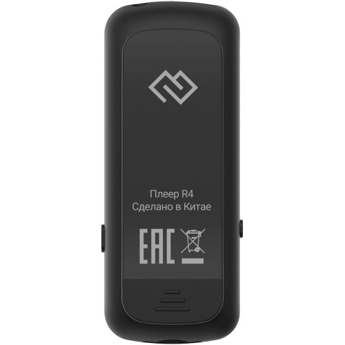 Плеер Flash Digma R4 8Gb черный/0.8"/FM/microSDHC/clip