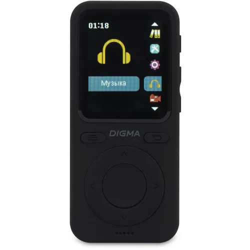 Плеер Hi-Fi Flash Digma B5 8Gb черный/1.77"/FM/microSD