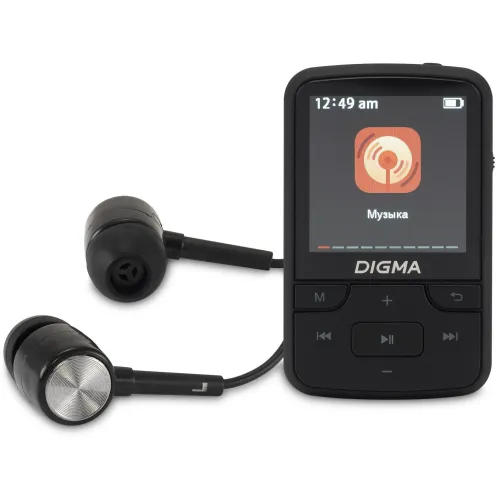 Плеер Hi-Fi Flash Digma Z5 BT 16Gb черный/1.54"/FM/microSD/microSDHC/clip