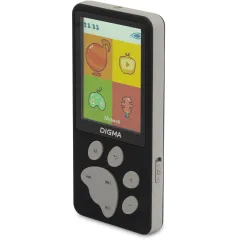Плеер Hi-Fi Flash Digma S5 8Gb черный/серый/2.4"/FM/microSD/microSDHC