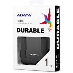 Жесткий диск A-Data USB3.0 1TB AHD330-1TU31-CBK HD330 DashDrive Durable 2.5" черный