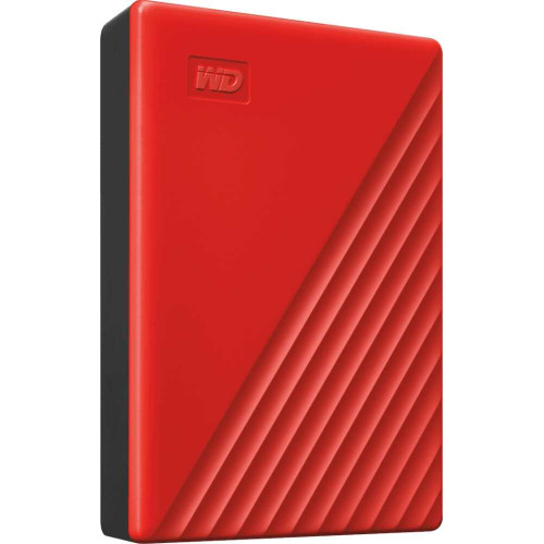 Жесткий диск WD USB3.2 Gen1 4TB WDBPKJ0040BRD-WESN My Passport 2.5" красный