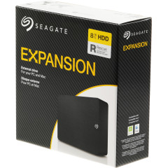 Жесткий диск Seagate USB3.0 8TB STKP8000400 Expansion 3.5" черный