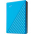 Жесткий диск WD USB3.2 Gen1 4TB WDBPKJ0040BBL-WESN My Passport 2.5" голубой