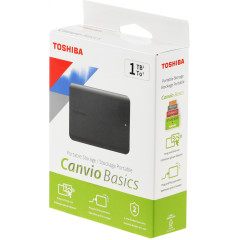 Жесткий диск Toshiba USB3.0 1TB HDTB510EK3AA Canvio Basics 2.5" черный