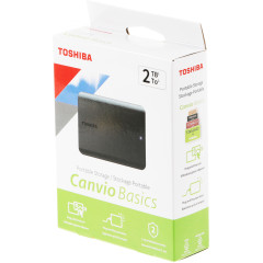 Жесткий диск Toshiba USB3.0 2TB HDTB520EK3AA Canvio Basics 2.5" черный