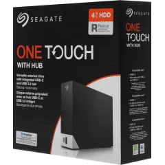 Жесткий диск Seagate USB3.0 4TB STLC4000400 One Touch 3.5" черный