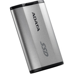 Накопитель SSD A-Data USB-C 500GB SD810-500G-CSG SD810 1.8" серый