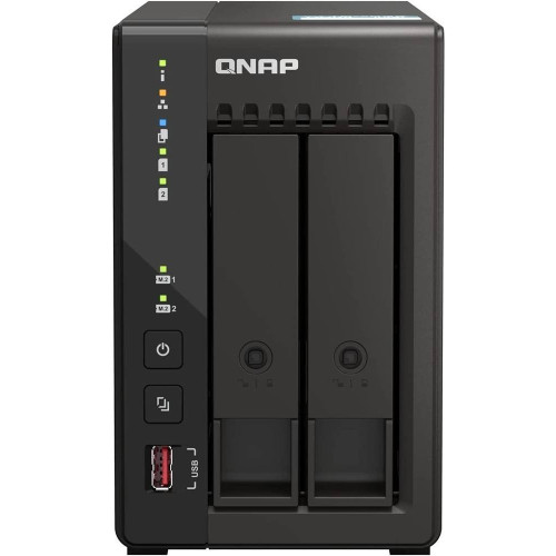 Сетевое хранилище NAS Qnap Original TS-253E-8G 2-bay настольный Celeron J6412