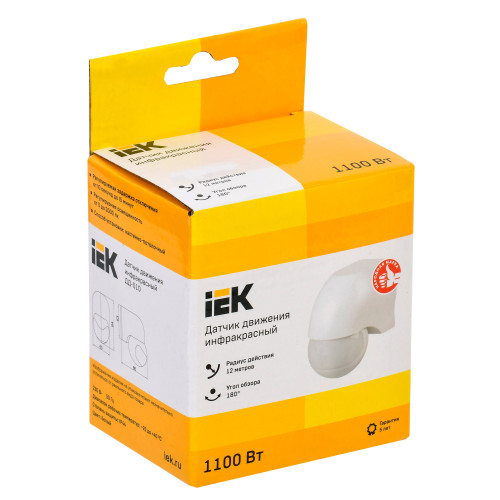 Датчик движ. IEK LDD10-010-1100-001 белый