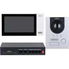 Комплект домофона Dahua DHI-KTP01L(S) черный