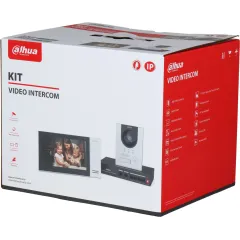 Комплект домофона Dahua DHI-KTP01L(S) черный