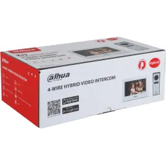 Комплект домофона Dahua DHI-KTH01 белый