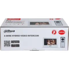 Комплект домофона Dahua DHI-KTH01 белый