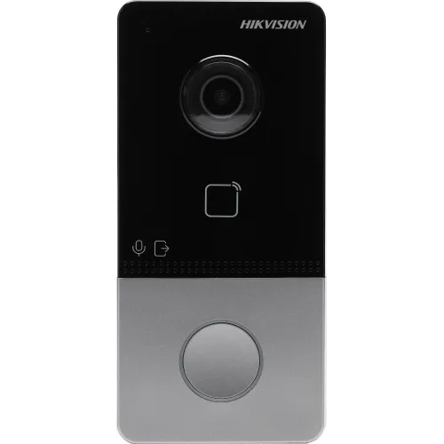 Видеопанель Hikvision DS-KV6113-WPE1(C) цветной сигнал CMOS цвет панели: черный