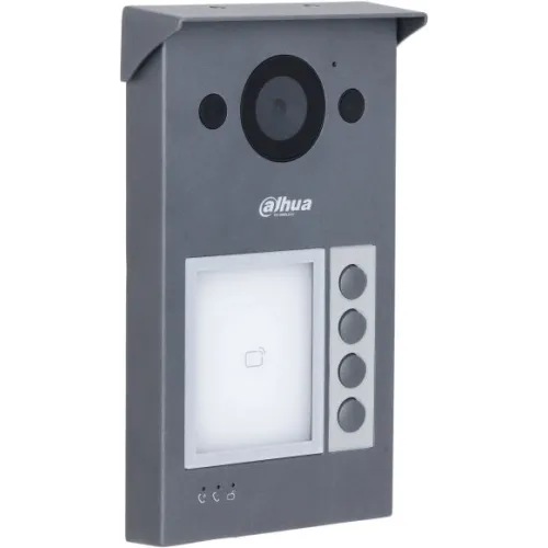 Видеопанель Dahua DHI-VTO3311Q-WP цветной сигнал CMOS цвет панели: серый