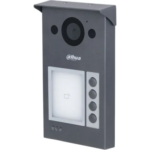 Видеопанель Dahua DHI-VTO3311Q-WP цветной сигнал CMOS цвет панели: серый