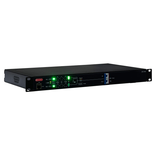 АВР Elemy ATS-1203/16/S/E/DO 1U 19" ввод:2xС20 выход:1xC19-6xС1316A черный