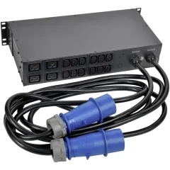 АВР ITK ATS-16-1U-0 1U 19" ввод:1x2P+PE выход:2x2P+PE16A черный