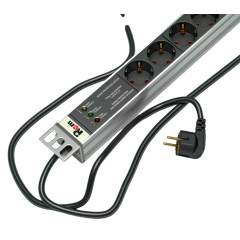 Блок распределения питания Rem R-16-7S-FI-440-3 гор.размещ. 7xSchuko базовые 16A Schuko 3м