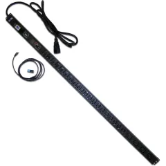 Блок распределения питания Lanmaster TWT-PDVM-4C9-20C3-I9 верт.размещ. 4xC19 20xC13 с мониторингом 32A IEC 309 3м