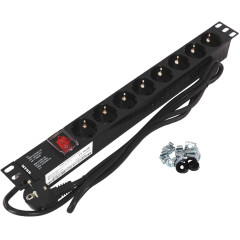 Блок распределения питания NTSS NTSS-PDU-DA2032 гор.размещ. 8x базовые 16A Schuko 1.8м