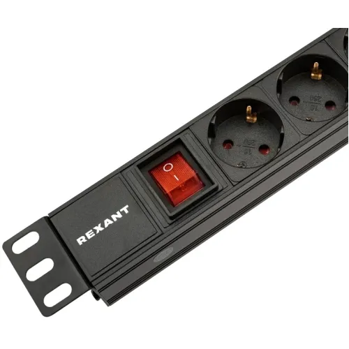 Блок распределения питания Rexant 04-0303-1 гор.размещ. 8xSchuko базовые 10A C14