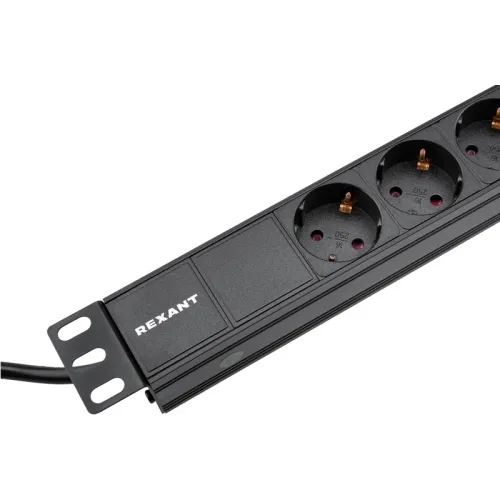 Блок распределения питания Rexant 04-0305-1 гор.размещ. 9xSchuko базовые 10A C14 2м