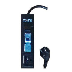 Блок распределения питания Lanmaster TWT-PDV-20C3-GP верт.размещ. 20xC13 базовые 16A Schuko 3м