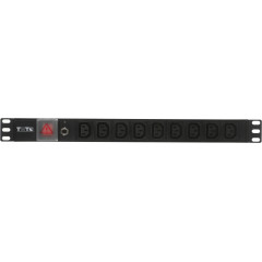 Блок распределения питания Lanmaster TWT-PDU19-10A9C3 гор.размещ. 9xC13 базовые 10A без вилки