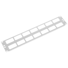 Кабельный органайзер горизонтальный ЦМО ГКО-О-2 двухсторонний окна 2U шир.:19"