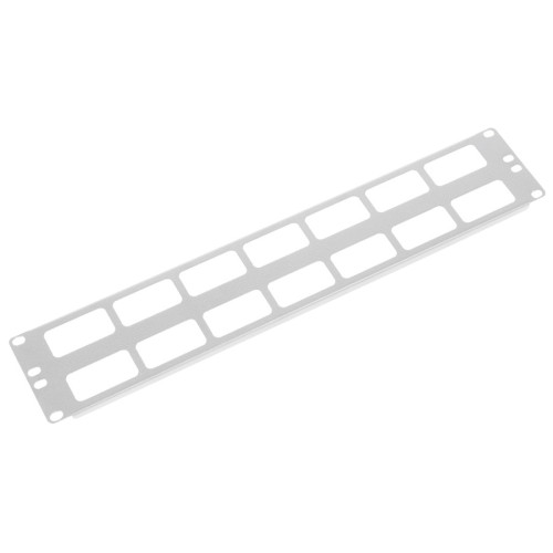 Кабельный органайзер горизонтальный ЦМО ГКО-О-2 двухсторонний окна 2U шир.:19"