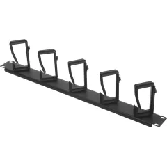 Кабельный органайзер горизонтальный C3 Solutions C3.OH1001 односторонний кольца 1U шир.:19" глуб.:60мм