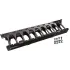 Кабельный органайзер горизонтальный Lanmaster LAN-ORG-PF/S-2U односторонний пальцы 2U шир.:19"
