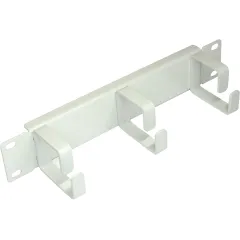 Кабельный органайзер горизонтальный Lanmaster TWT-CBW10-ORG-1U-GY односторонний кольца 1U шир.:10"