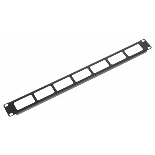 Кабельный органайзер горизонтальный ЦМО ГКО-О-1-9005 односторонний окна 1U шир.:19" глуб.:85мм черный