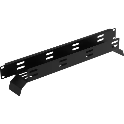 Кабельный органайзер горизонтальный ЦМО ГКО-Л-1-9005 односторонний пластиковый канал 2U шир.:19" глуб.:67.6мм