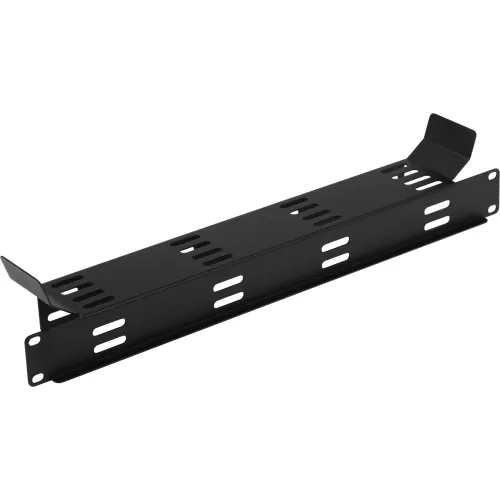 Кабельный органайзер горизонтальный ЦМО ГКО-Л-1-9005 односторонний пластиковый канал 2U шир.:19" глуб.:67.6мм