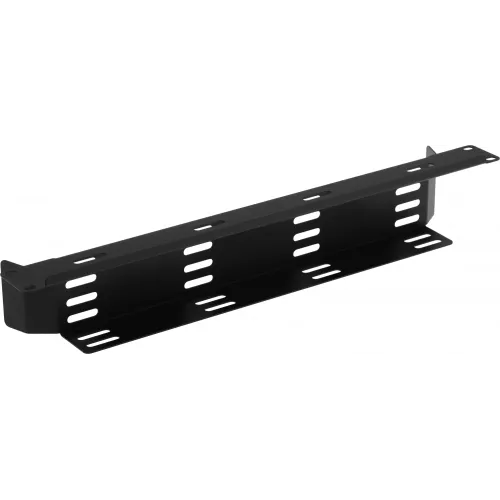 Кабельный органайзер горизонтальный ЦМО ГКО-Л-1-9005 односторонний пластиковый канал 2U шир.:19" глуб.:67.6мм