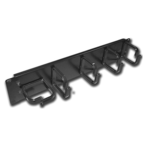 Кабельный органайзер горизонтальный Lanmaster LAN-ORG-2U односторонний кольца 2U шир.:19" глуб.:78мм