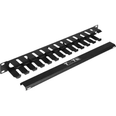 Кабельный органайзер горизонтальный Lanmaster TWT-ORG/CV-1U односторонний пальцы 1U шир.:19"