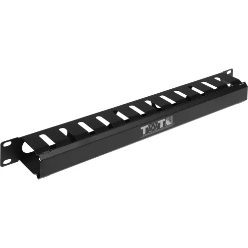 Кабельный органайзер горизонтальный Lanmaster TWT-ORG/CV-1U односторонний пальцы 1U шир.:19"