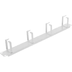 Кабельный органайзер горизонтальный ЦМО ГКО-4.62 односторонний кольца 1U шир.:19" глуб.:85мм