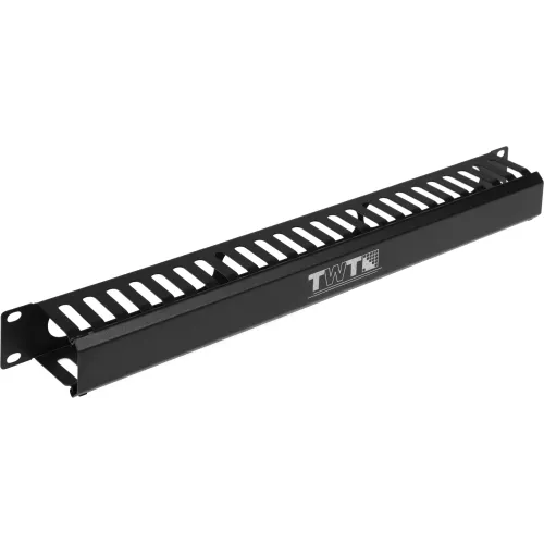 Кабельный органайзер горизонтальный Lanmaster TWT-ORG/CV24-1U односторонний пальцы 1U шир.:19"