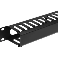 Кабельный органайзер горизонтальный Lanmaster TWT-ORG/CV24-1U односторонний пальцы 1U шир.:19"