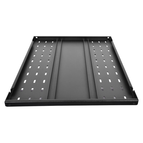 Полка стационарная для аккумуляторов ЦМО СВ-75АК-9005 1U нагр.:200кг. 19" 750мм черный (упак.:1шт)