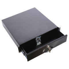 Ящик выдвижной для документации ЦМО ТСВ-Д-2U.450-9005 2U 19" 450мм черный (упак.:1шт)